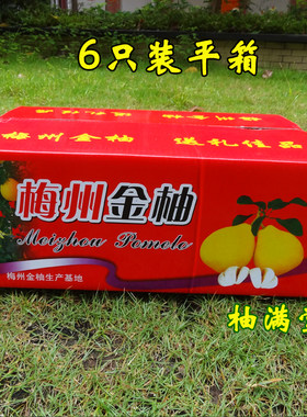 批发礼盒箱/白肉蜜柚/梅州沙田柚/梅县金柚/蜜柚箱 专用6只装纸箱