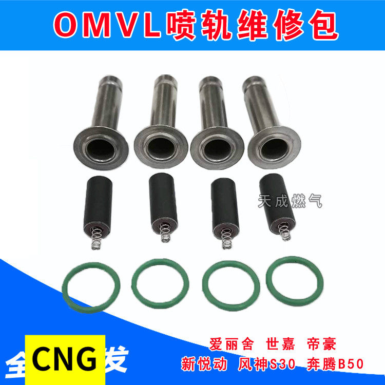 CNG汽车天然气喷轨爱丽舍世嘉OMVL喷轨维修包阀芯阀筒