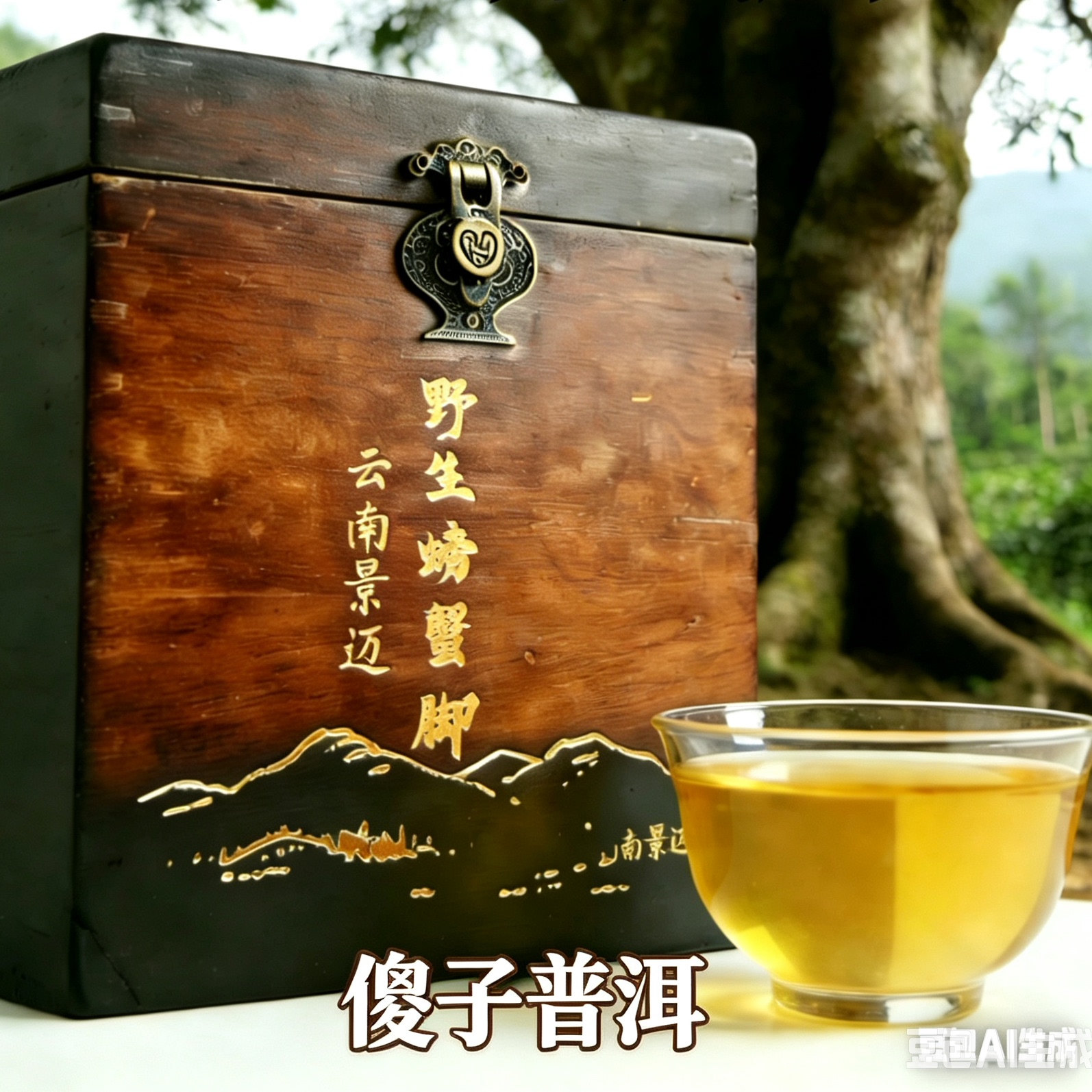 03年正宗景迈野生古树螃蟹脚云普洱