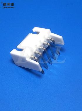TJC3D-5AWF DIP,P=2.5mm 白色 插针结构：1x5P