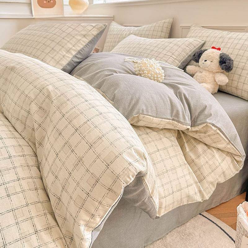 简约全棉纯棉2025新款被套单件150x200x230被罩宿舍单人被单4