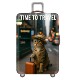 动物旅行146猫咪弹力箱套拉杆箱旅行旅游登机行李皮箱保护罩防尘
