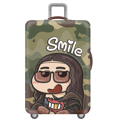 KTG49蜡笔小新弹力箱套拉杆箱旅行旅游登机行李皮箱保护罩子防尘