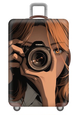 XB216照相弹力箱套旅行旅游登机行李皮箱保护罩防尘袋子耐磨加厚