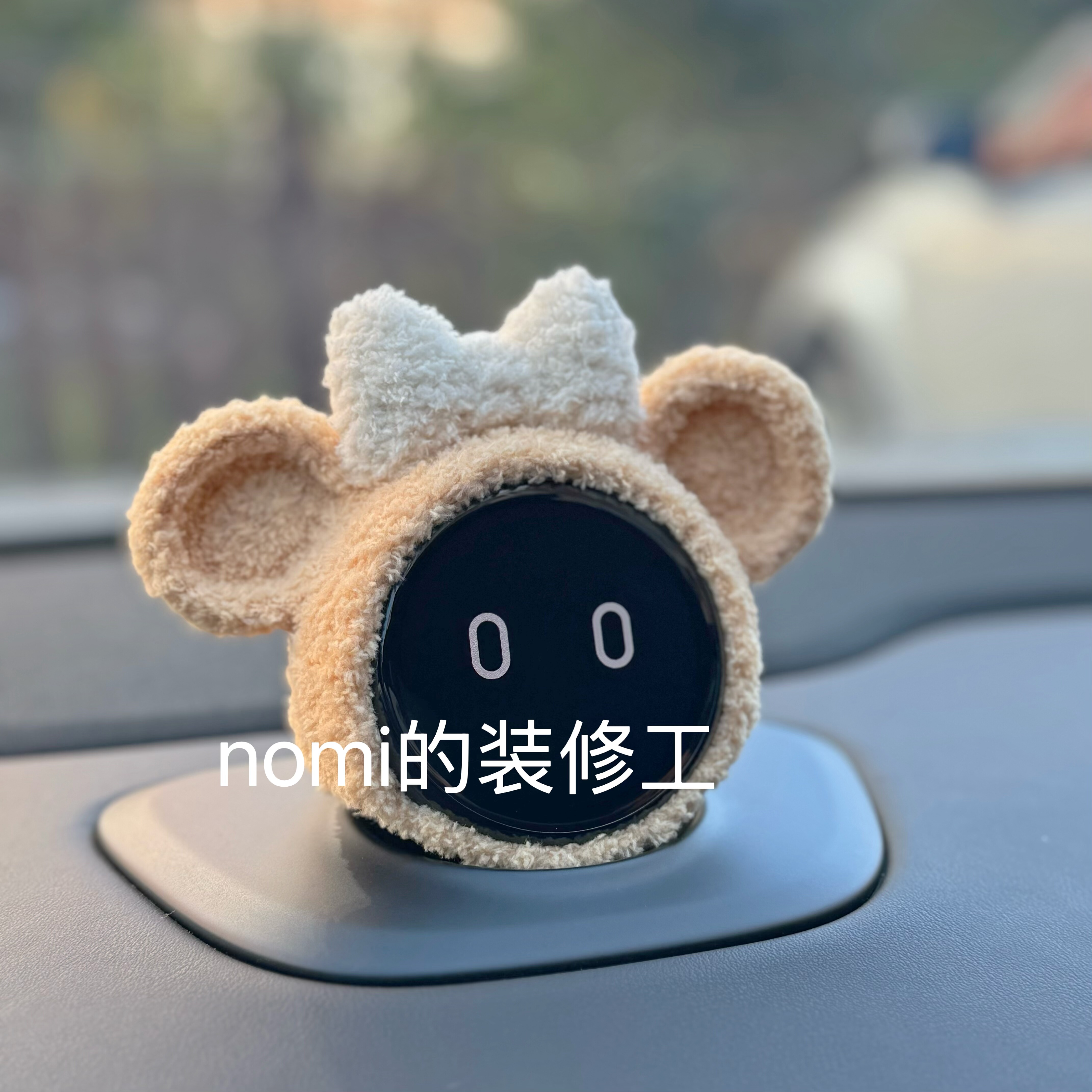 蔚来汽车nomi帽子 蝴蝶结小熊 一二三代nomi装饰