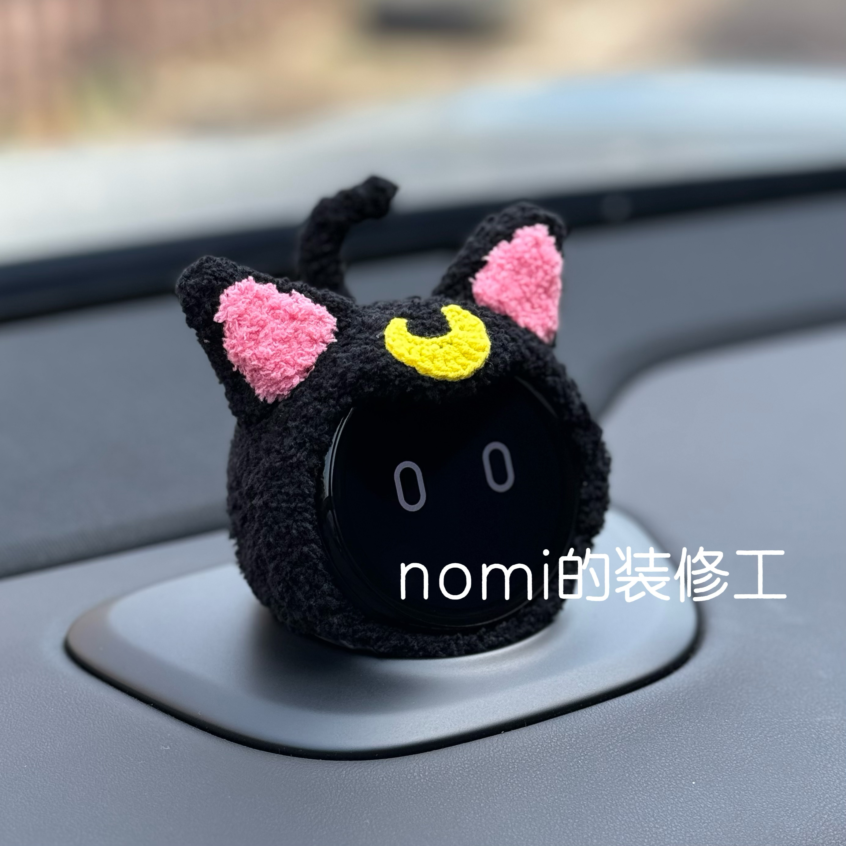 蔚来汽车nomi帽子装饰露娜猫咪 纯手工