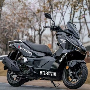 适用本田NWG150车身拉花高达机动战士装饰眼睛贴纸改装贴配件车贴