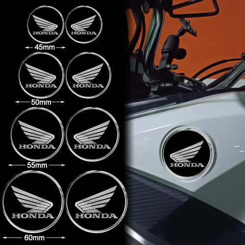 本田油箱金属立体圆标适用honda