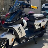 适用九号机械师一代二代Mmax110mk2佛系车身贴赞助商遮划痕改装 贴