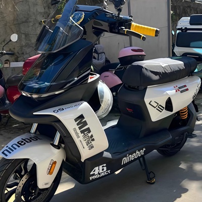 适用九号机械师一代二代Mmax110mk2佛系车身贴赞助商遮划痕改装贴