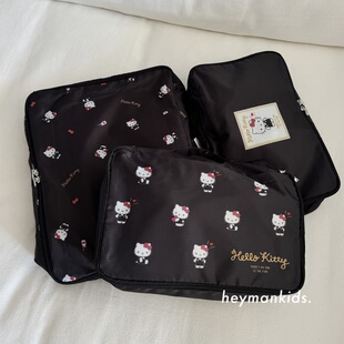 heymankids｜日本限定sanrio旅行袋3p套装衣服分类收纳袋可爱轻便