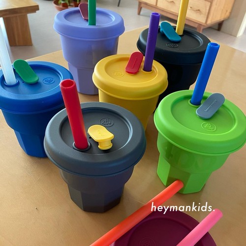 韩国beemymagic儿童硅胶吸管杯