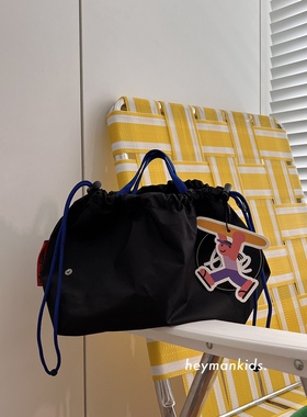 heymankids｜韩国beemymagic可单独用抽绳内胆包/棉布手提包托特