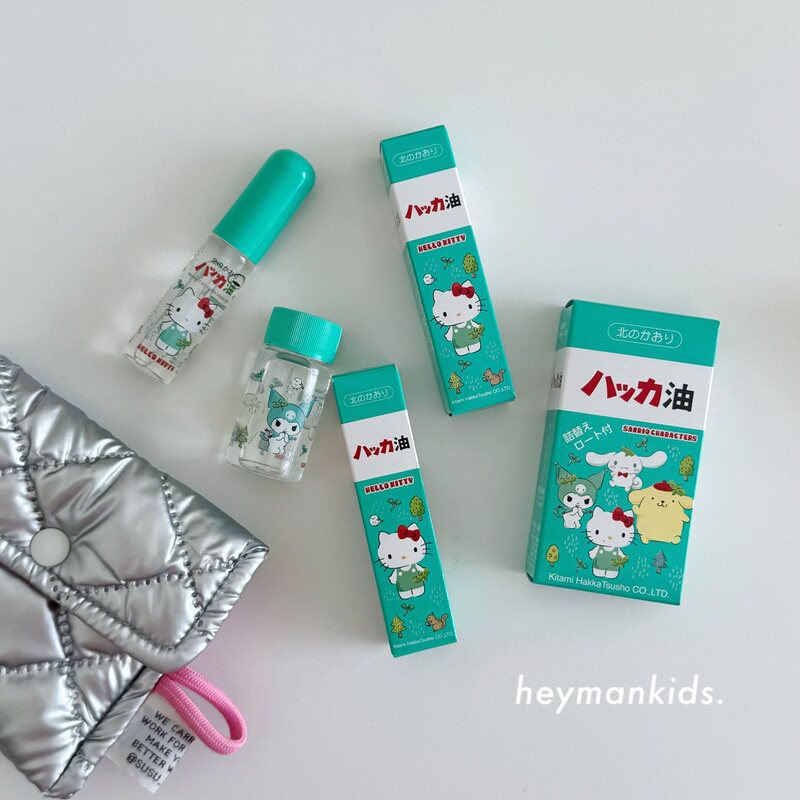 heymankids｜日本北见hello kitty薄荷油提神醒脑喷雾驱蚊防晕困