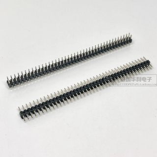 间距2.0MM 单排排针 1*40P 双排直针 2*40P 针长约8.7MM 整包