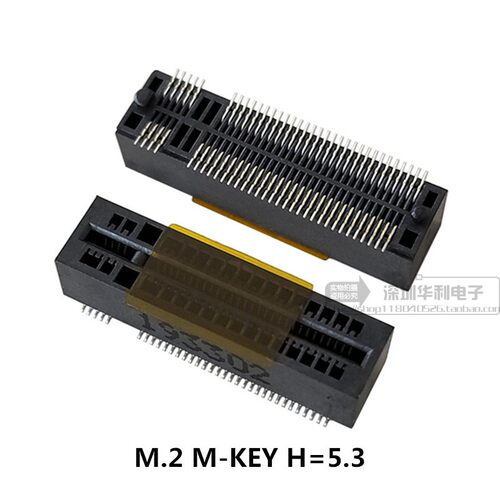 LOTES原装连接器M.2 67P立贴NGFF插座M-KEY APCI0110-P001A 现货