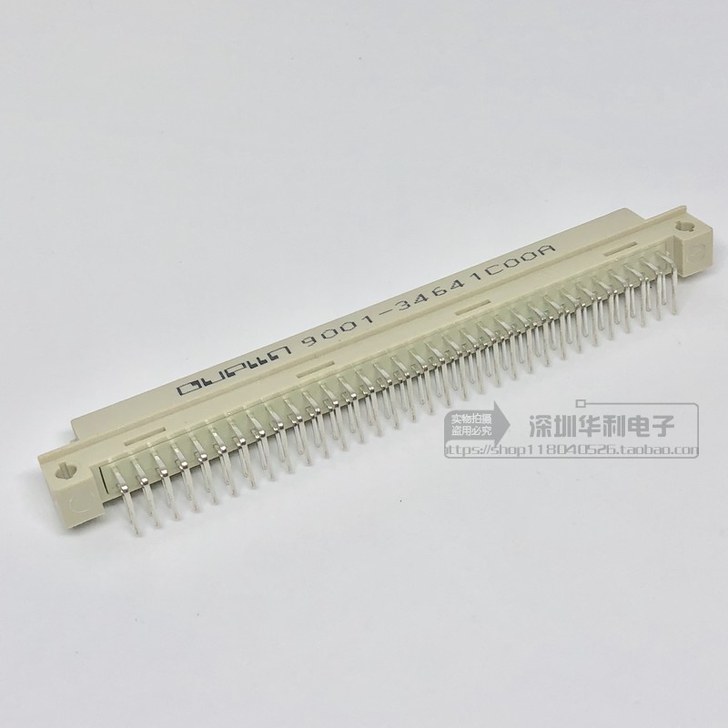 欧式插座DIN264 2*32P 9001-34641COOA 弯母 2.54间距