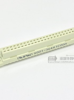 欧式插座DIN244 2*22p 9001-36441COOA 直母 2.54间距 厂家直销