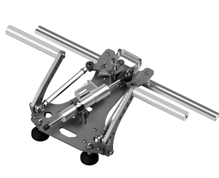 飞机哥全金属脚舵直升机舵傻舵SN1单轴霍尔高精度 转向尾舵带阻尼