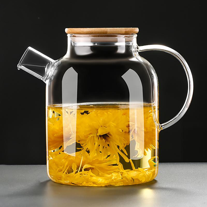 玻璃茶壶家用泡茶壶煮茶蒸茶壶耐热大容量烧开水壶花茶壶茶具套装