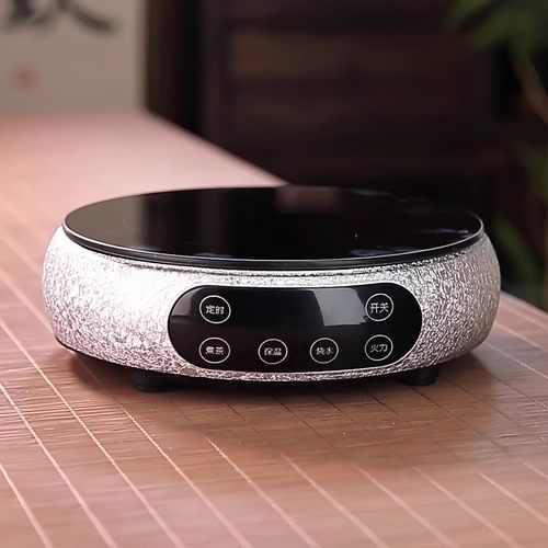 2025新款茶具套装现代轻奢圆形茶壶多功能触控保温烧水壶高级感