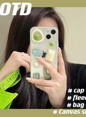 小众牛油果绿红米k60 k50 k40 k30s手机壳note12 11 10x 9pro软壳