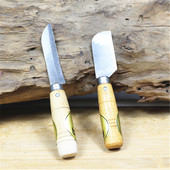 不锈钢水果削皮刀小刀开切香蕉刀厨房家用蔬菜水果刀小镰刀割菜刀