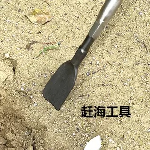 种花园艺工具挖土除草种菜挖野菜赶海小铲铁锹加长柄小铲子扁铲凿