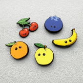 配饰水果鞋 扣豆豆鞋 花泡芙鞋 饰可爱卡通diy鞋 香蕉配件 装 洞洞鞋