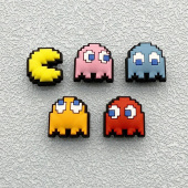 饰鞋 花可爱卡通装 扣红豆配饰 配件泡芙云朵配饰鲸鱼鞋 吃豆人洞洞鞋