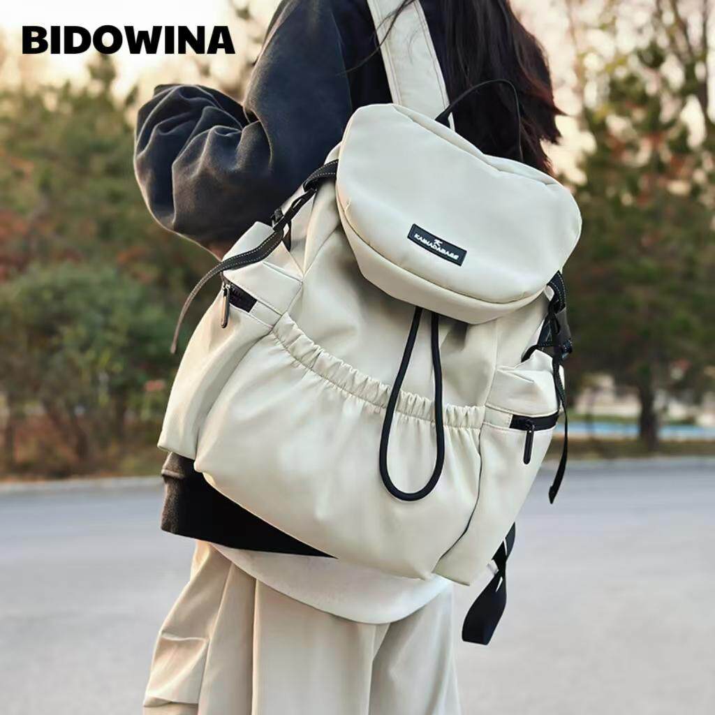 闪潮BIDIWONA双肩包女户外轻便旅行旅游大学生书包大容量电脑背包