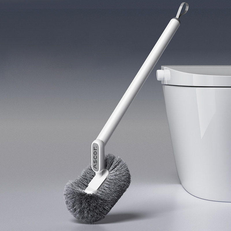 【马桶刷无死角家用】挂墙式长柄