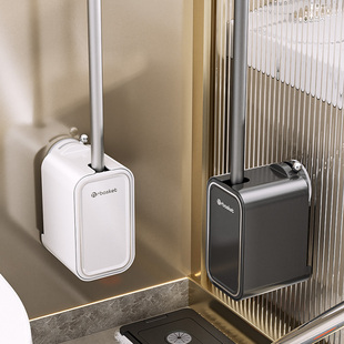 吸盘马桶刷家用卫生间无死角壁挂式免打孔长柄清洁刷厕所神器专用