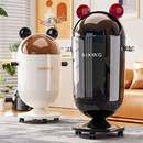 垃圾桶客厅家用2025新款 厨房卧室轻奢高档高颜值带轮带盖免弯腰