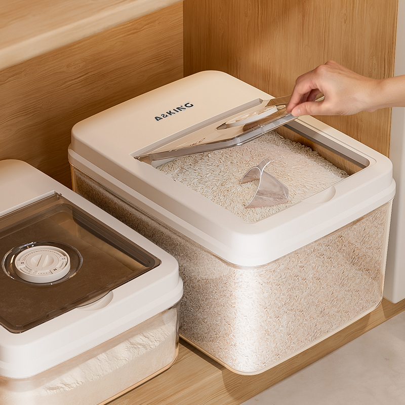 【计时防潮米桶】家用食品级米面