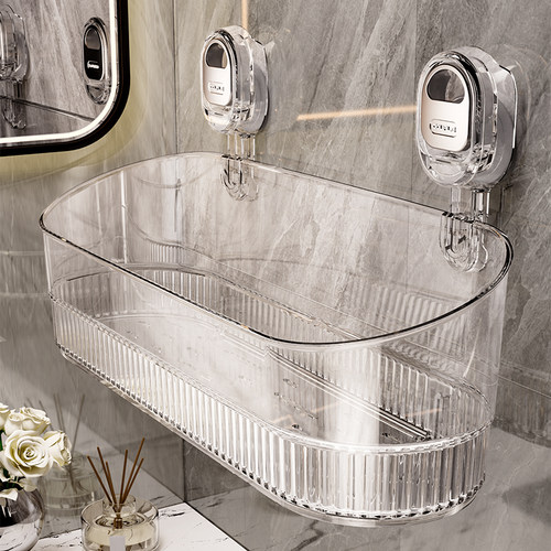 真空吸附浴室吸盘置物架