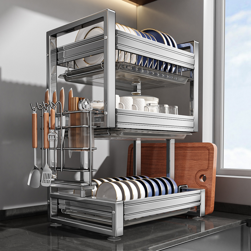 【生锈包赔】厨房沥水碗架