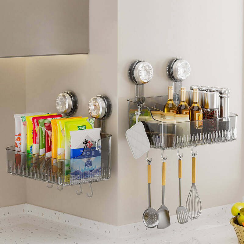 厨房油瓶罐调料盒壁挂置物收纳架