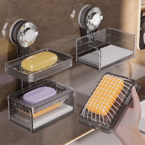 【网面起泡盒+吸水海绵擦】皂盒