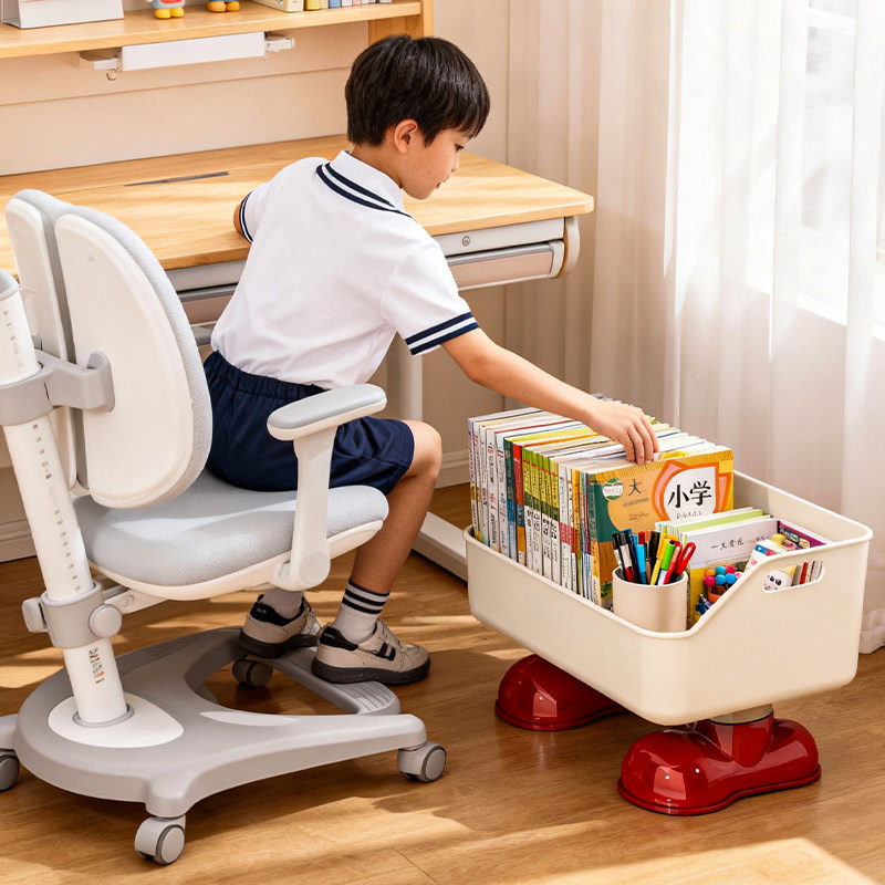 书包置物架学生桌下书本文具收纳架家用放包神器创意小杂物整理架