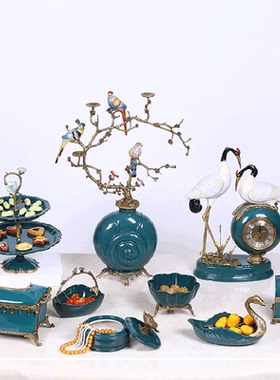 客厅餐厅摆件欧式法式美式装饰品