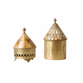 饰品法式 储物盒高级感软装 盖盒玄关书柜摆件 饰罐欧美式 进口轻奢装