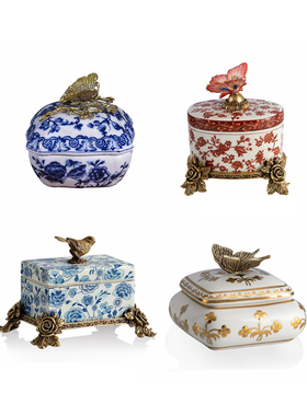 欧式纯铜装饰品美式客厅法式古典