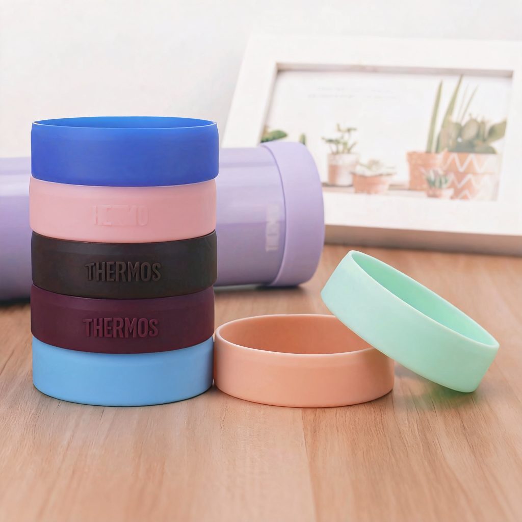 通用硅胶保温杯杯底套防滑防摔有效保护杯底 柔软耐用便携实用