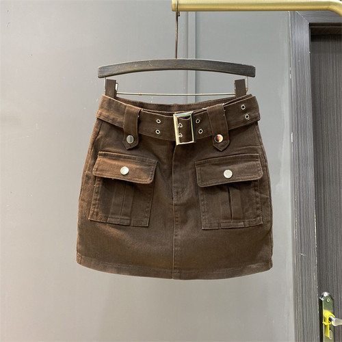 高腰a字半身裙休闲阔腿裤裙