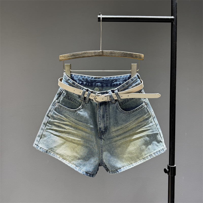 美式复古辣妹高腰牛仔短裤女2026年春夏新款做旧百搭显瘦A字热裤,女装/女士精品,牛仔裤,淘宝优惠券,粉丝福利购,淘宝优惠卷