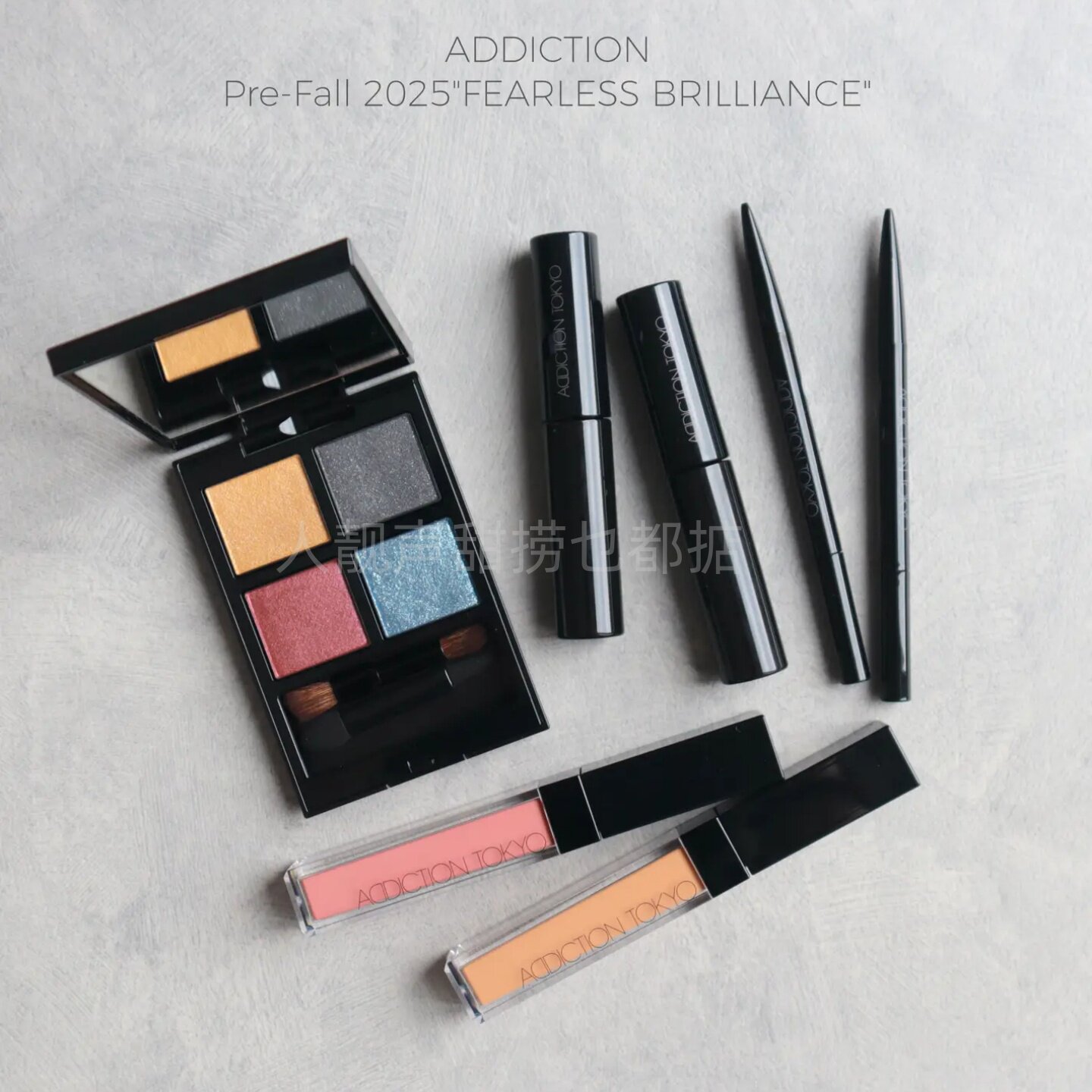 日本代购Addiction眼影瘾眼影亚裔妆眼影深蓝眼影蜂蜜眉笔101新品