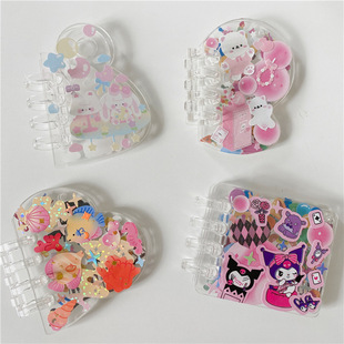 古卡书咕咔书咕卡本子活页本钥匙扣咕盘迷你咕卡书活页咕盘挂件