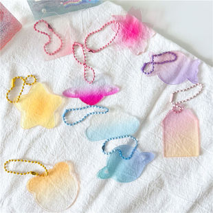 异形咕卡卡盘吊坠古卡的盘子古卡盘新款咕盘自由估卡小圆盘加链子