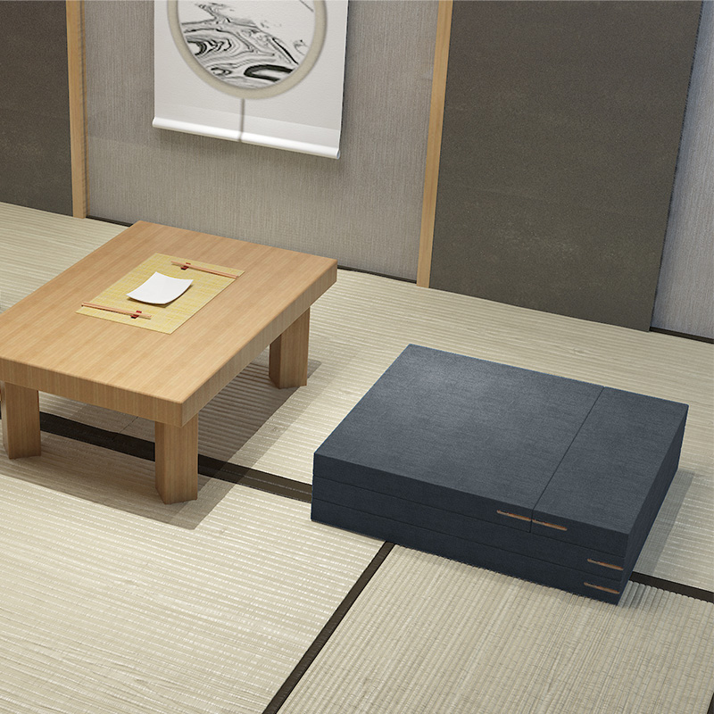 办公室午睡神器学生宿舍午休折叠床垫打地铺单人睡垫家用海绵垫子